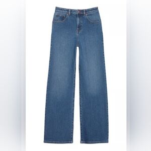 PINK Victoria's Secret Classic Blue Wide-Leg Jeans